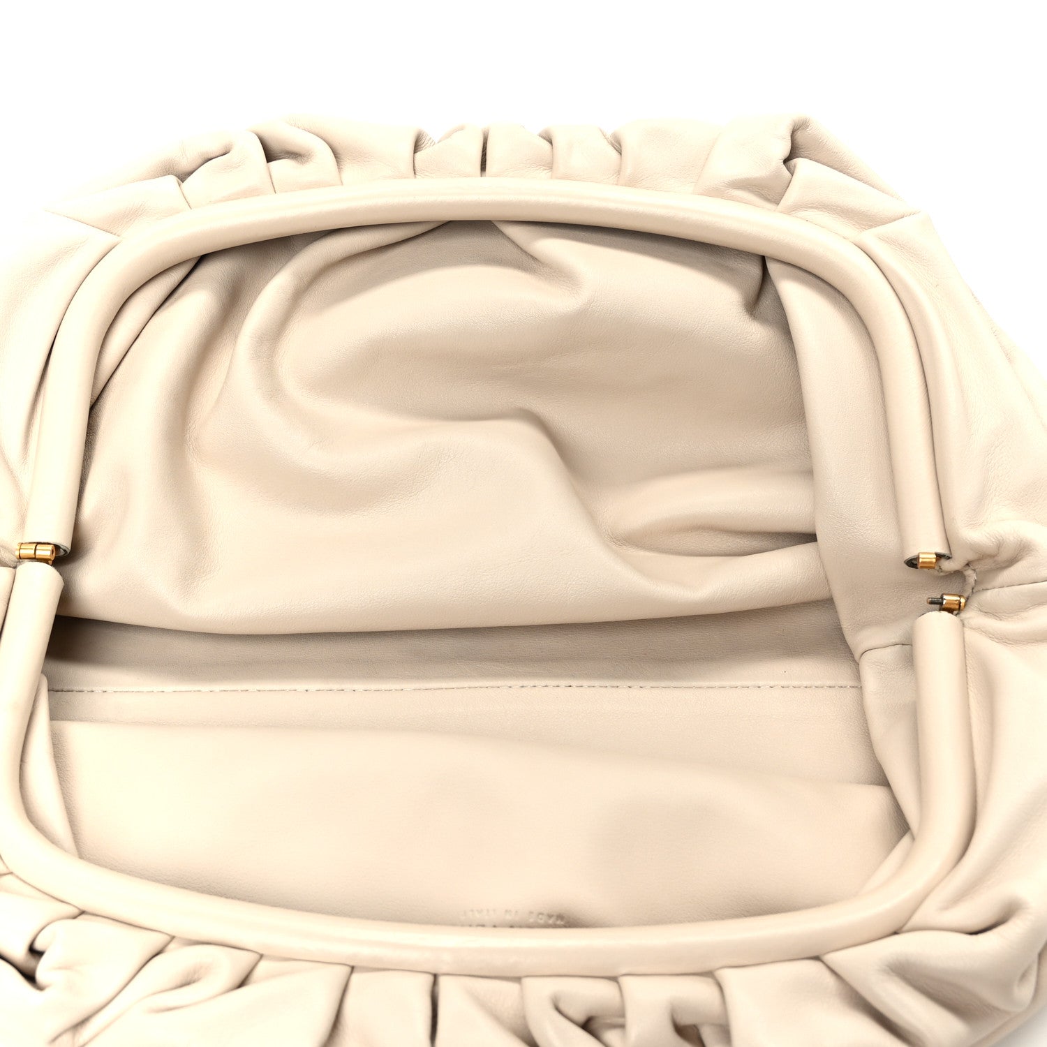 Bottega Veneta Smooth Butter Calf The Pouch Oversized Clutch Mist 5 of 12