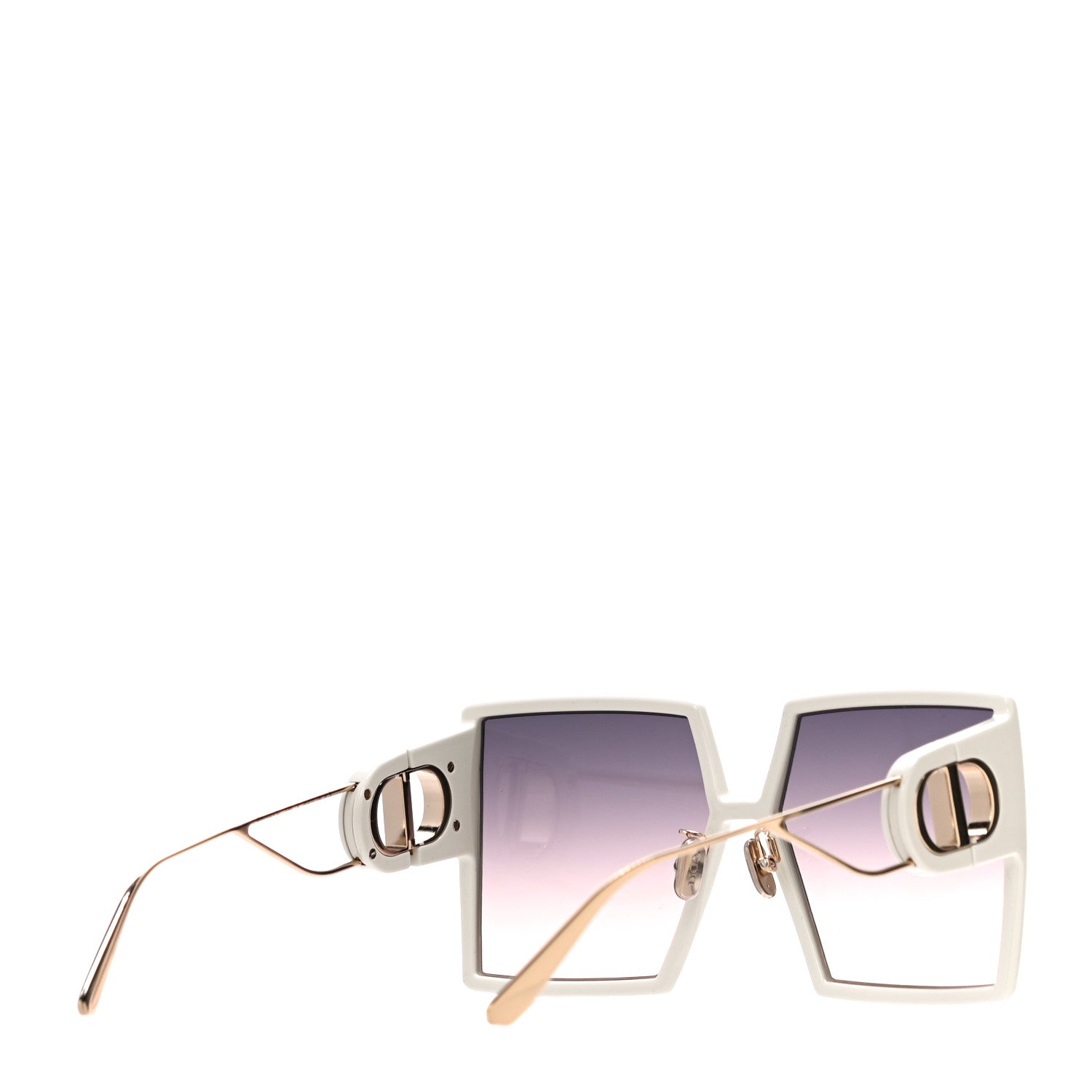Christian Dior Square 30 Montaigne Sunglasses White 3 of 8