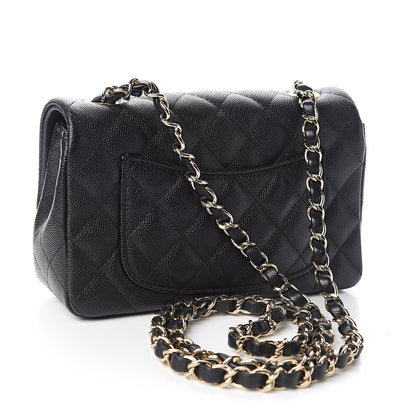 Chanel Caviar Quilted Mini Rectangular Flap Black 3 of 11