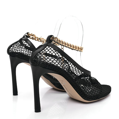 Bottega Veneta Mesh Nappa Chunky Chain Sandals 41 Black 4 of 7