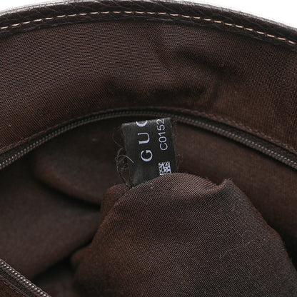 Gucci Crystal Monogram Tote Dark Brown 8 of 11