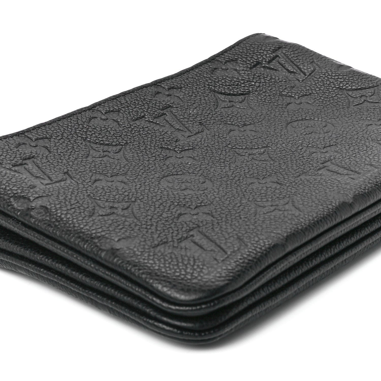 Louis Vuitton Empreinte Double Zip Pochette Black 10 of 11
