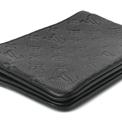 Louis Vuitton Empreinte Double Zip Pochette Black 10 of 11