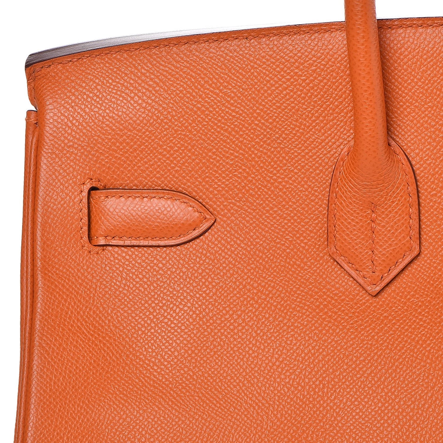 Epsom Birkin 35 Orange