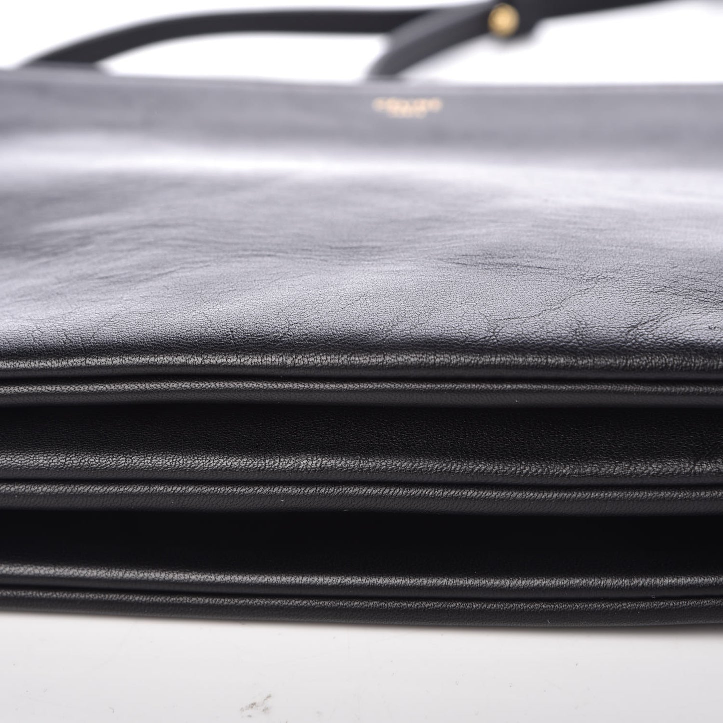 Lambskin Large Trio Crossbody Bag Black