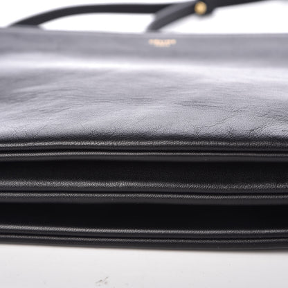 Celine Lambskin Large Trio Crossbody Bag Black 14 of 14