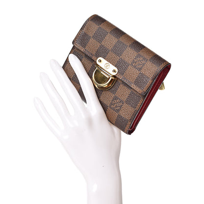 Louis Vuitton Damier Ebene Koala Compact Wallet 2 of 9