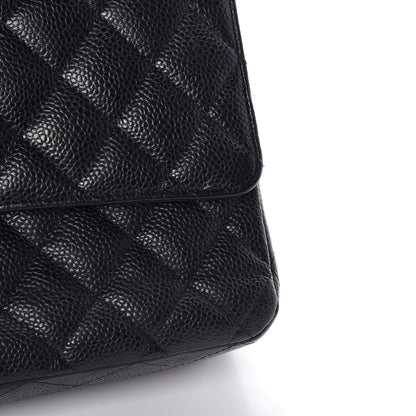 Chanel Caviar Quilted Medium Double Flap Black 9 of 9