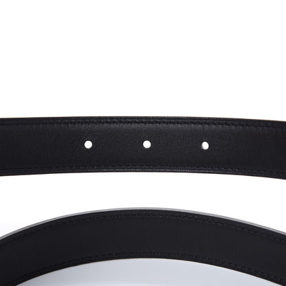 Hermes Box Epsom 24mm Mini Constance H Belt 85 Black Etoupe 5 of 7