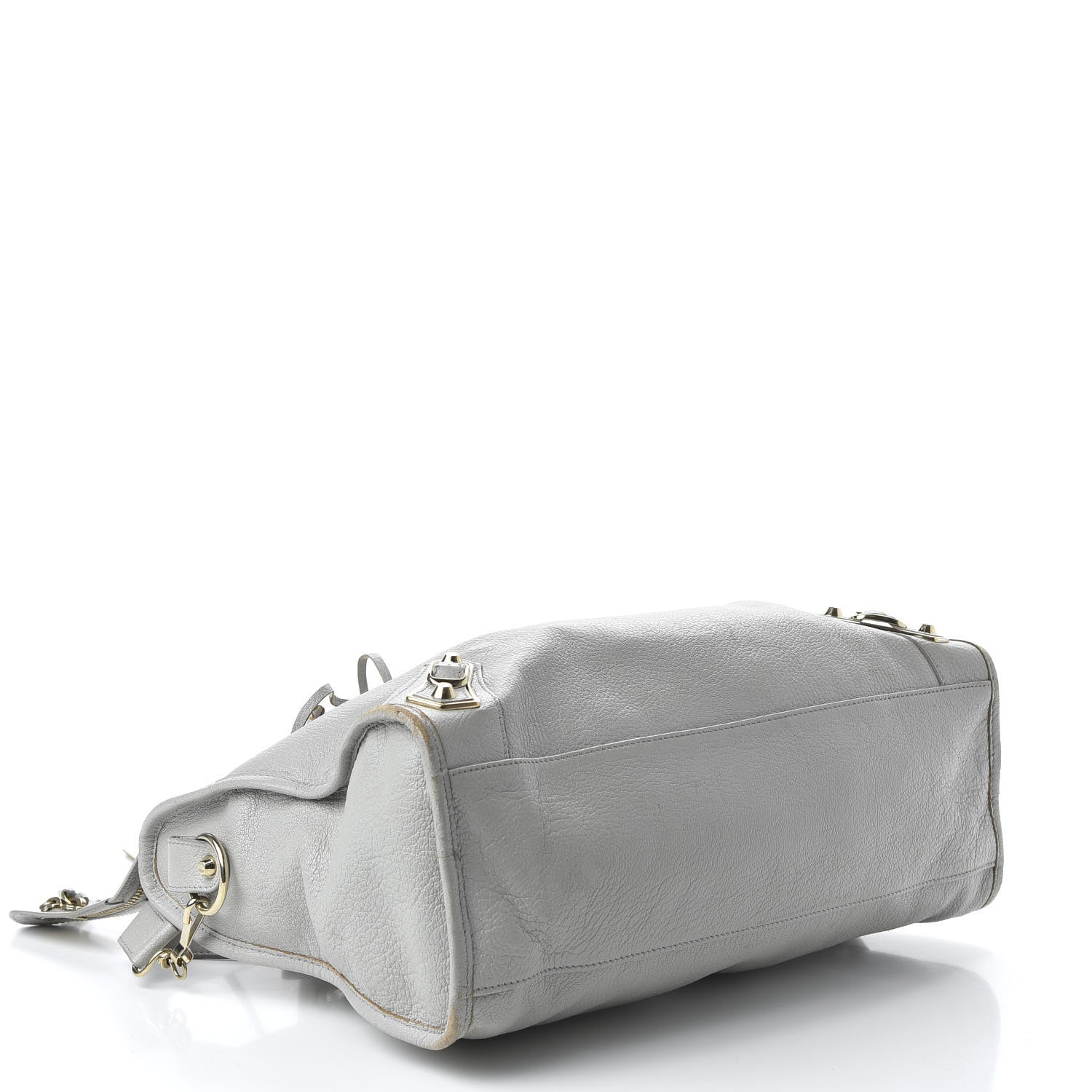 Balenciaga Chevre Gold Metallic Edge Hardware City Gris Perle 5 of 13
