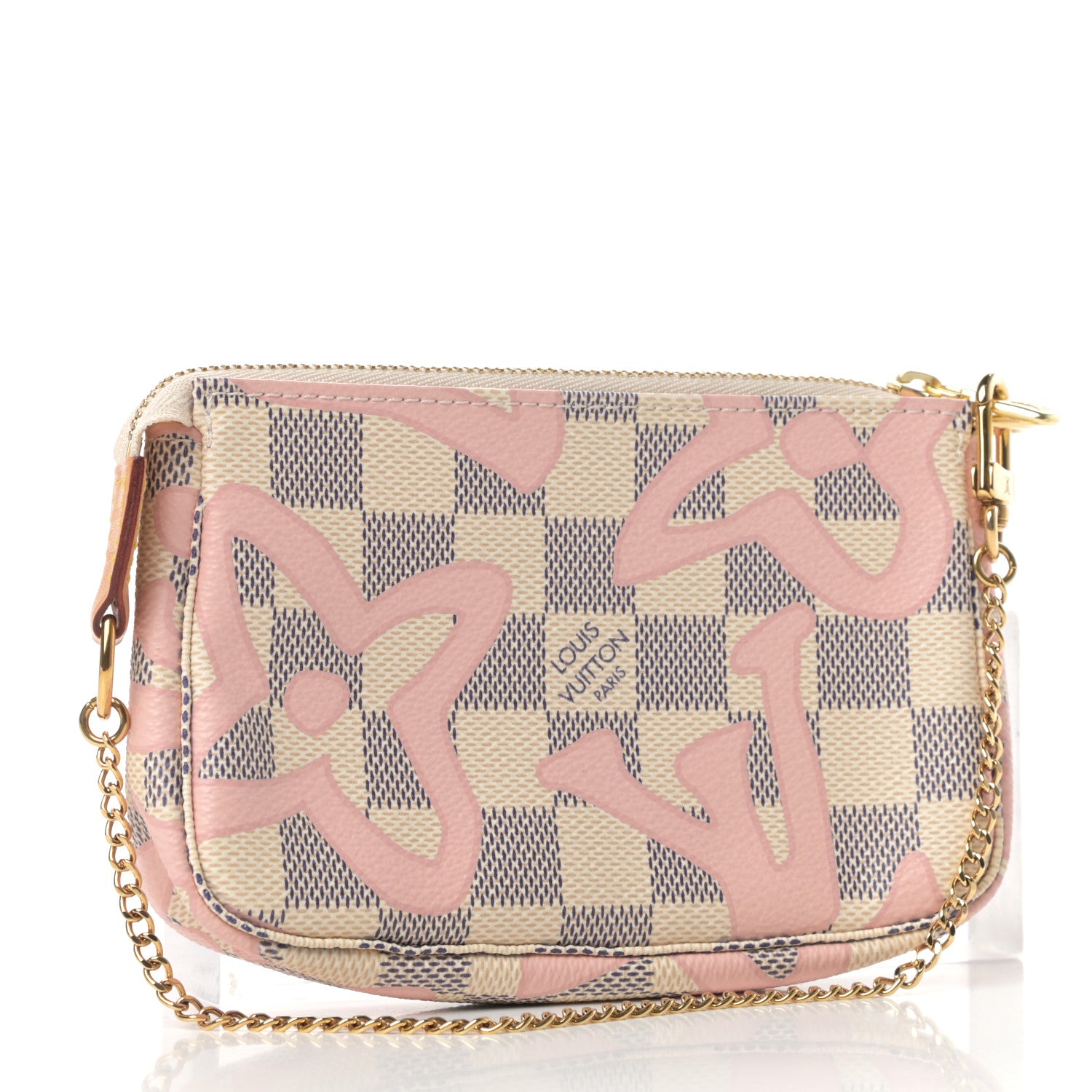 Louis Vuitton Damier Azur Tahitienne Mini Pochette Accessories 3 of 7