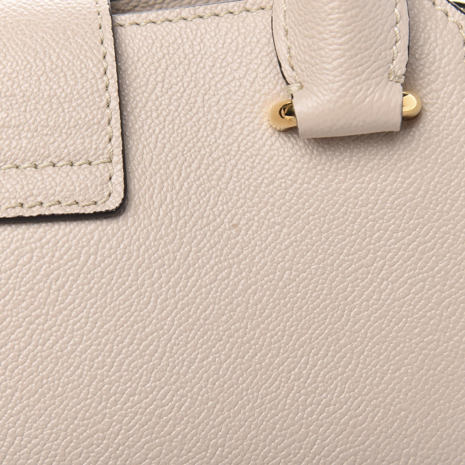 Burberry Soft Grain Calfskin Small Buckle Tote Limestone 11 of 11