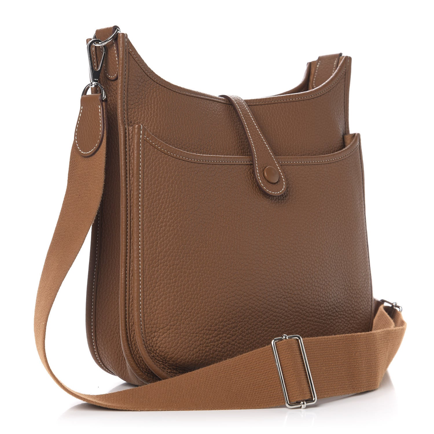 Hermes Taurillon Clemence Evelyne III PM Gold 3 of 11