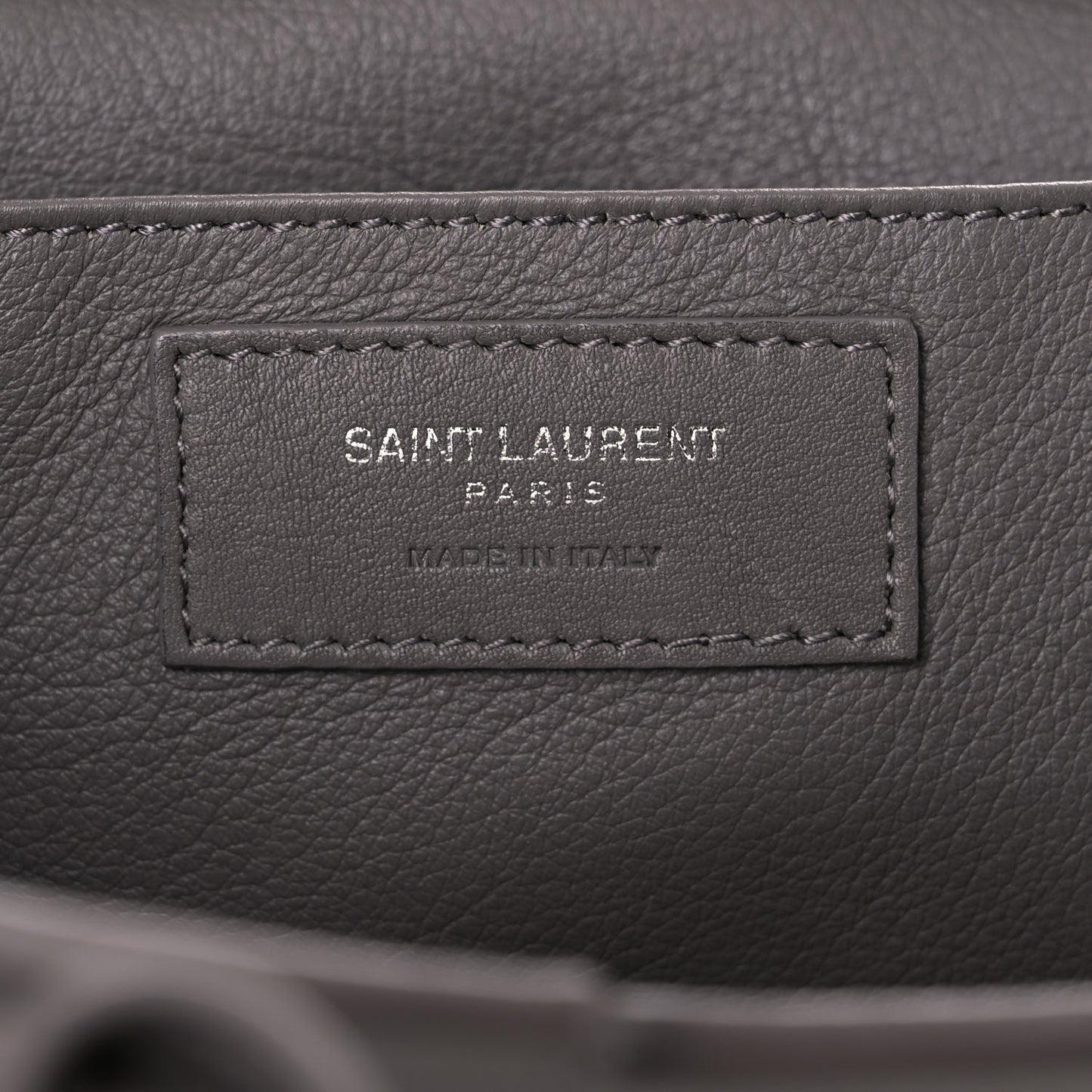 Calfskin Suede Baby Monogram Downtown Cabas Grey