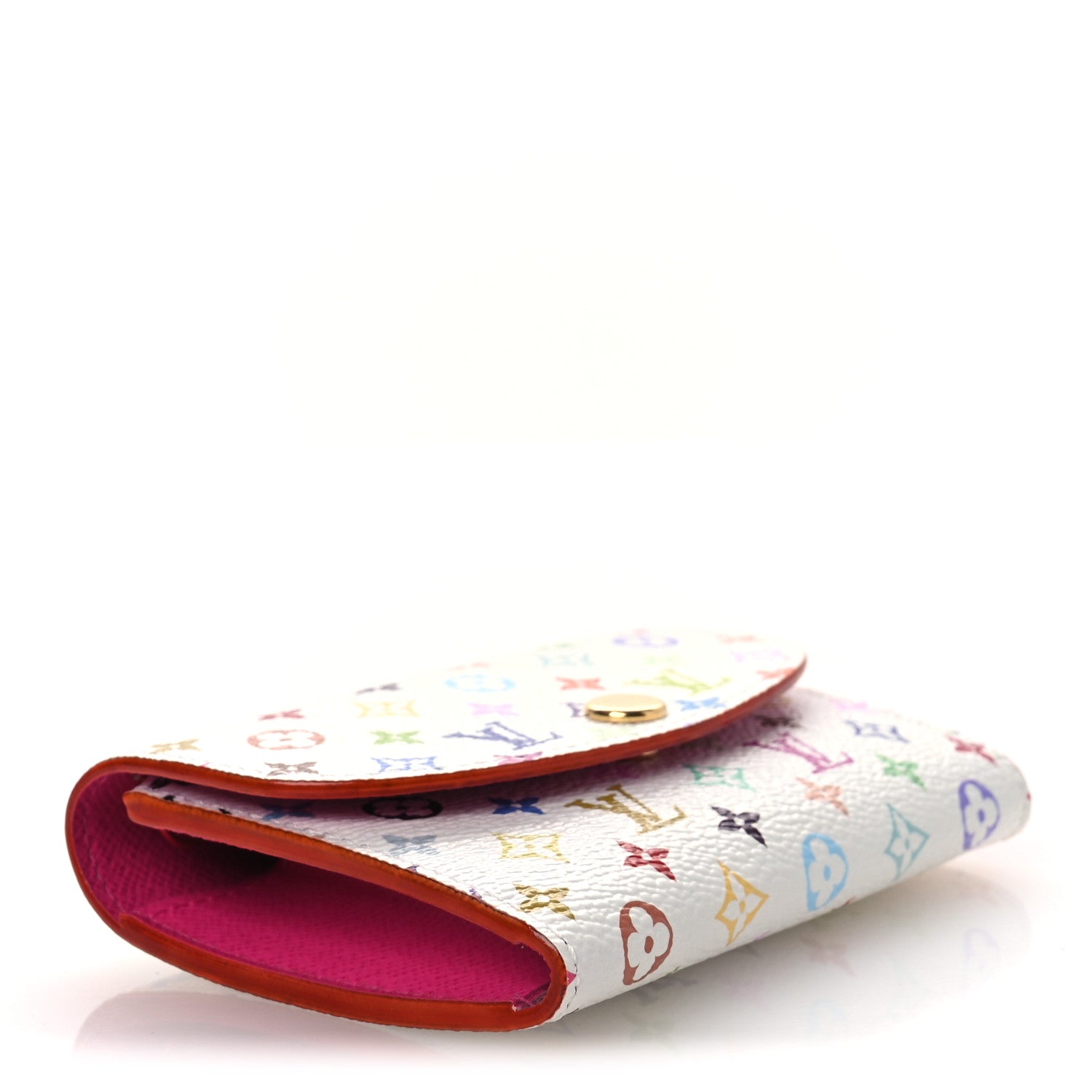 Louis Vuitton LV X TM Monogram Multicolor Rosalie Coin Purse White Kawaii Pink 4 of 7