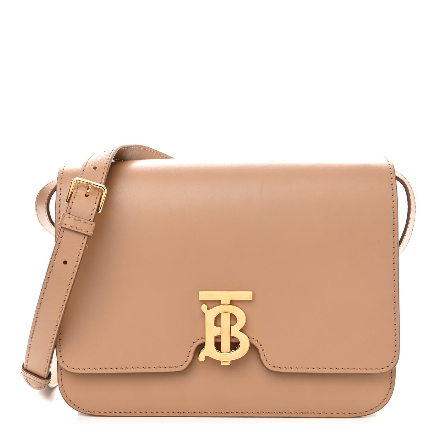 Burberry Calfskin Medium TB Bag Brown 1 of 9