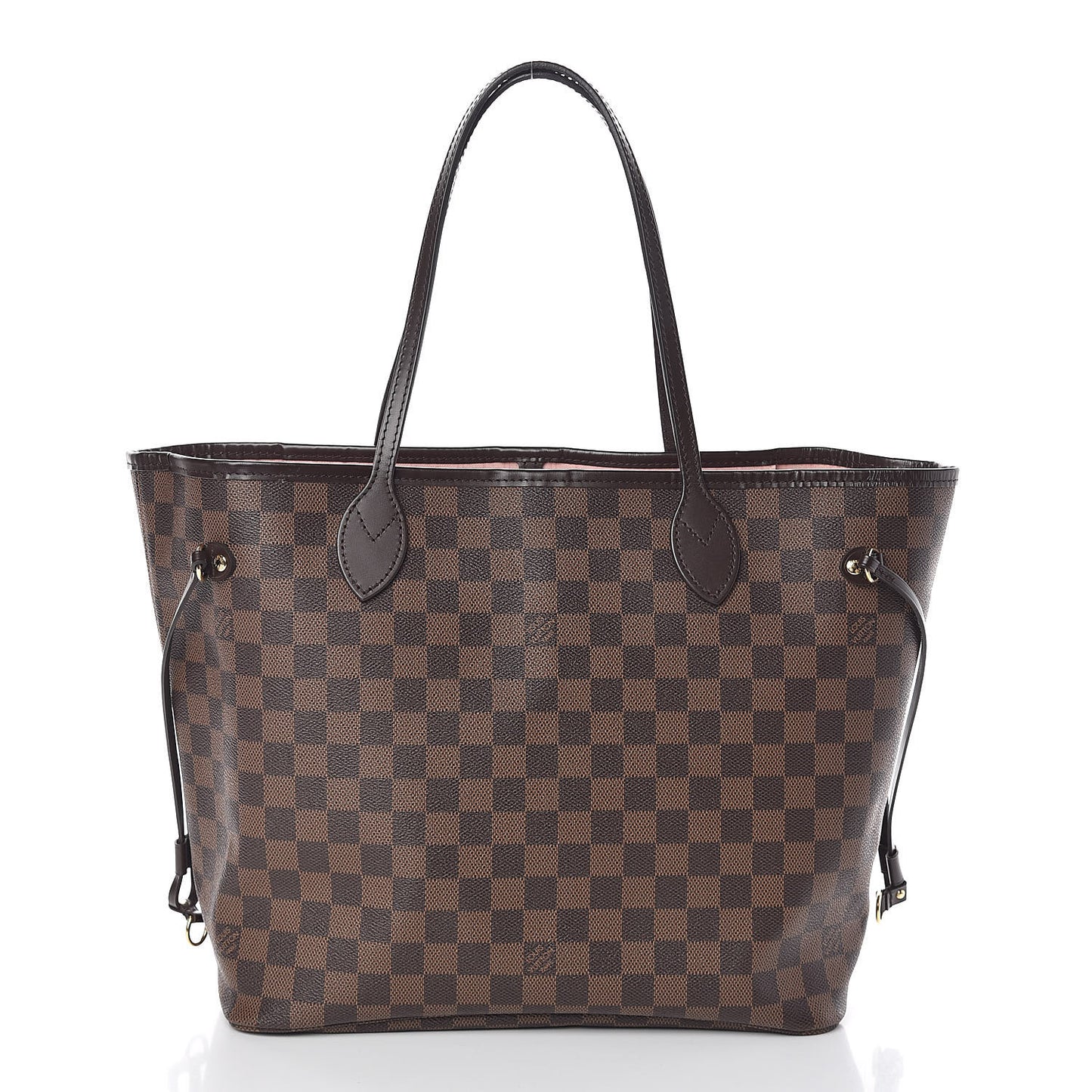 Damier Ebene Neo Neverfull MM Rose Ballerine