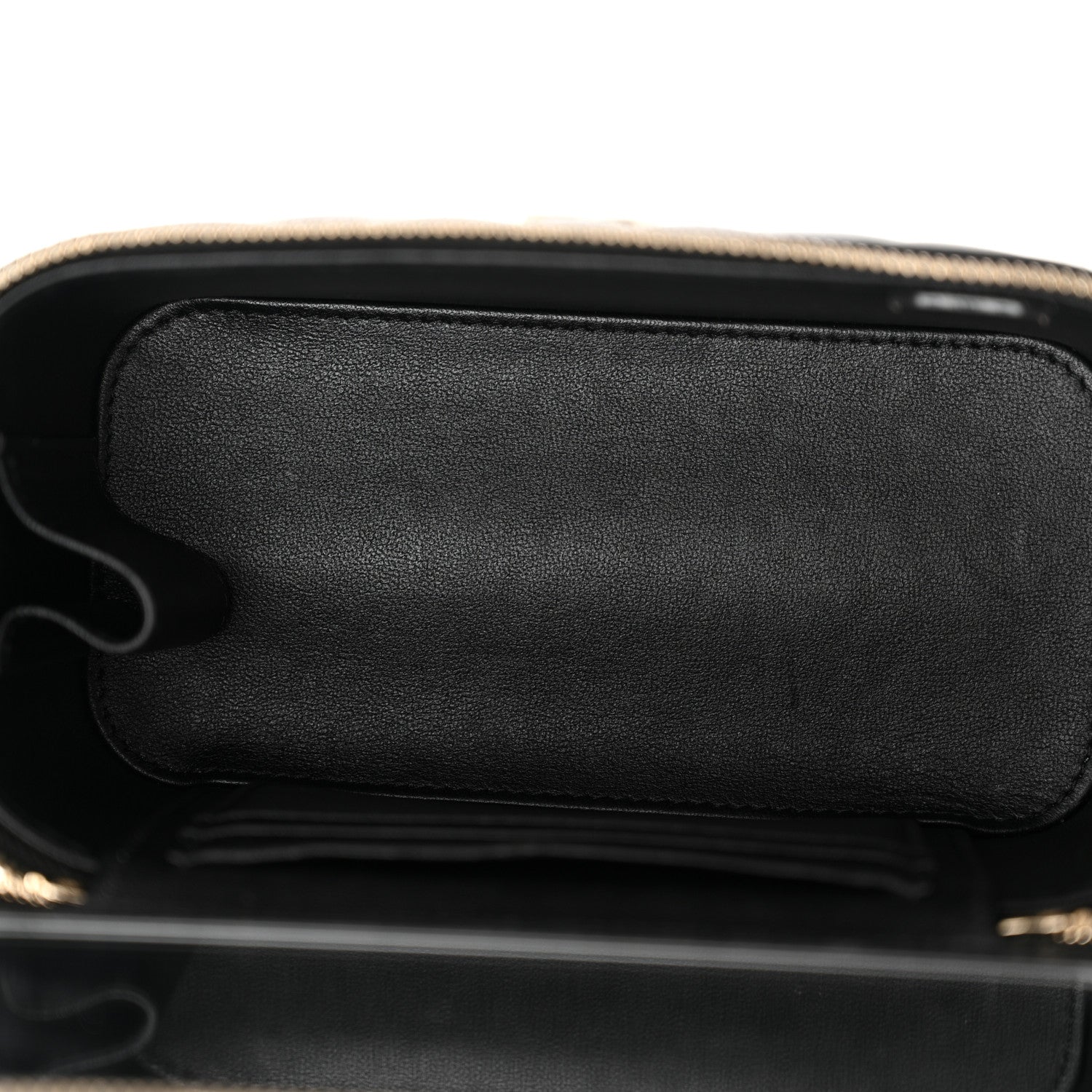 Chanel Lambskin Quilted Small Top Handle Vanity Case With Chain Black 5 of 11