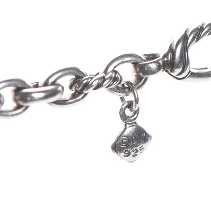 David Yurman Sterling Silver Cable Link Necklace 36 6 of 7