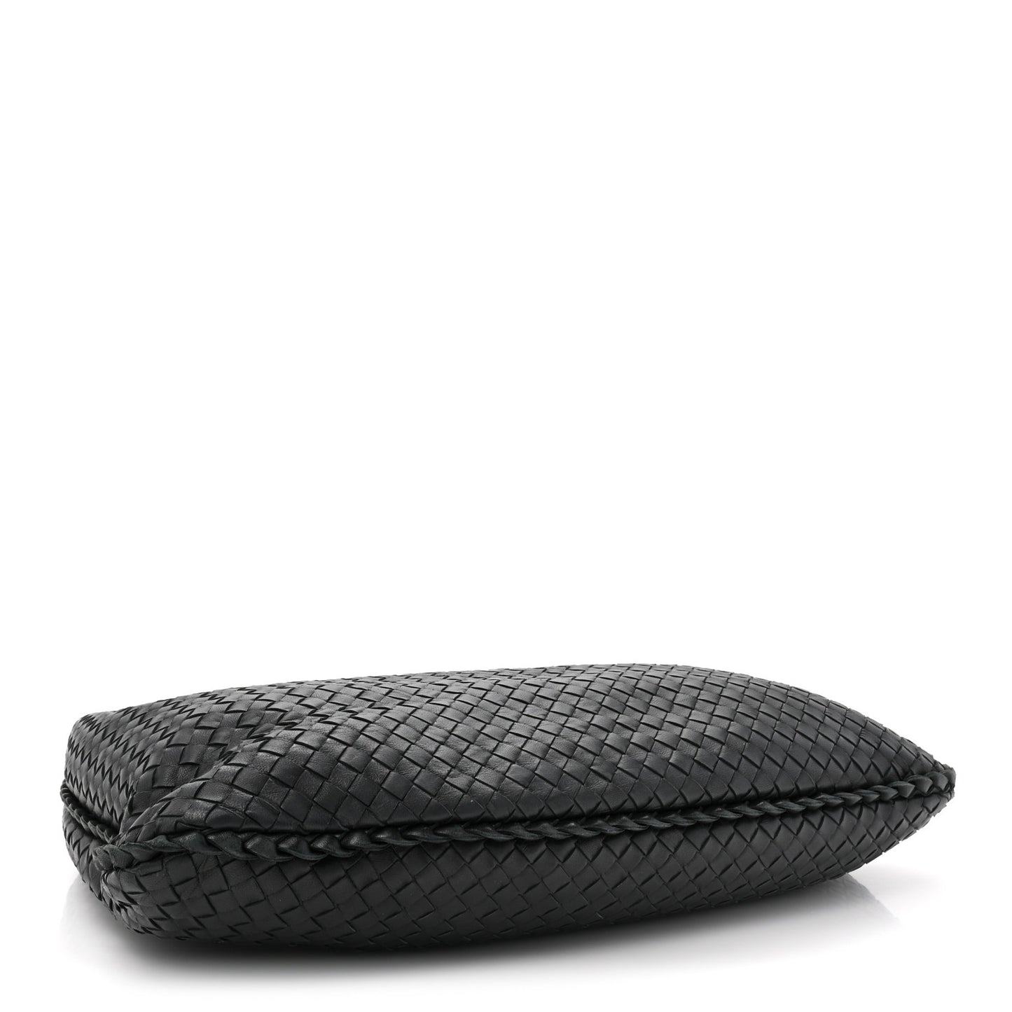 Nappa Intrecciato Large Veneta Hobo Black