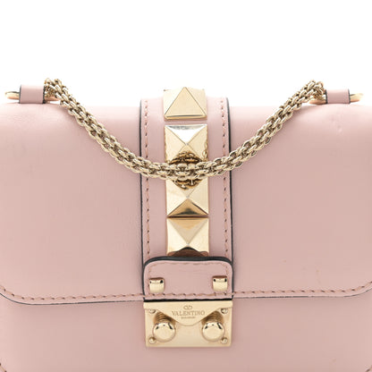 Valentino Garavani Vitello Small Glam Lock Rockstud Flap Poudre 7 of 10