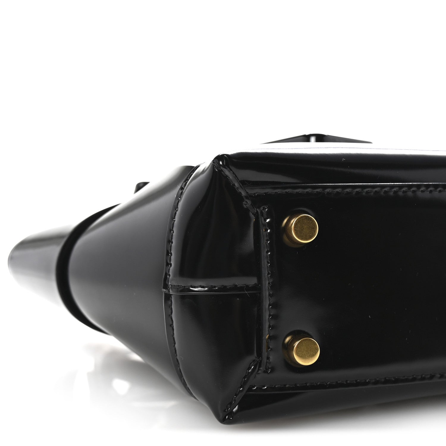 Bottega Veneta Patent Maxi Intrecciato Mini Arco Black 8 of 9