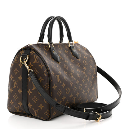 Louis Vuitton Monogram My World Tour Speedy Bandouliere 30 Black 3 of 12