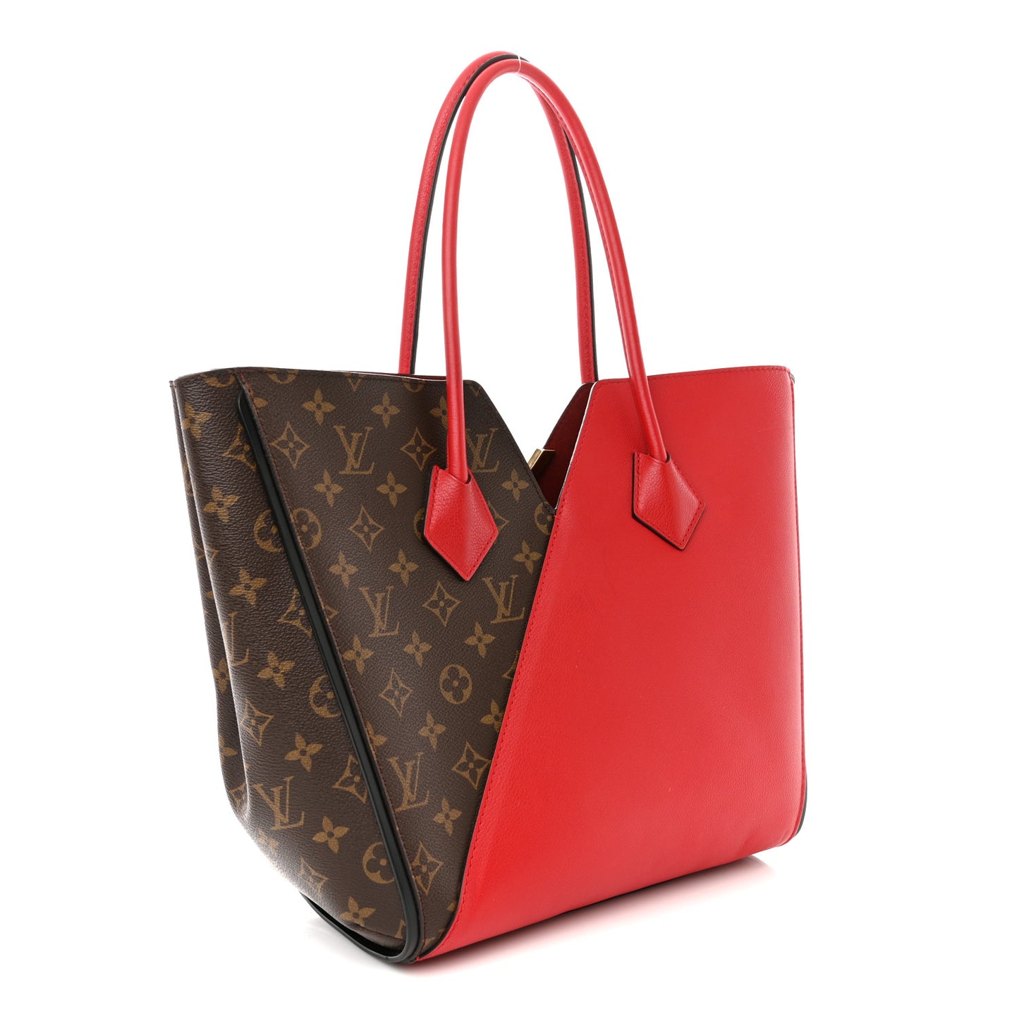Calfskin Monogram Kimono Tote Cherry