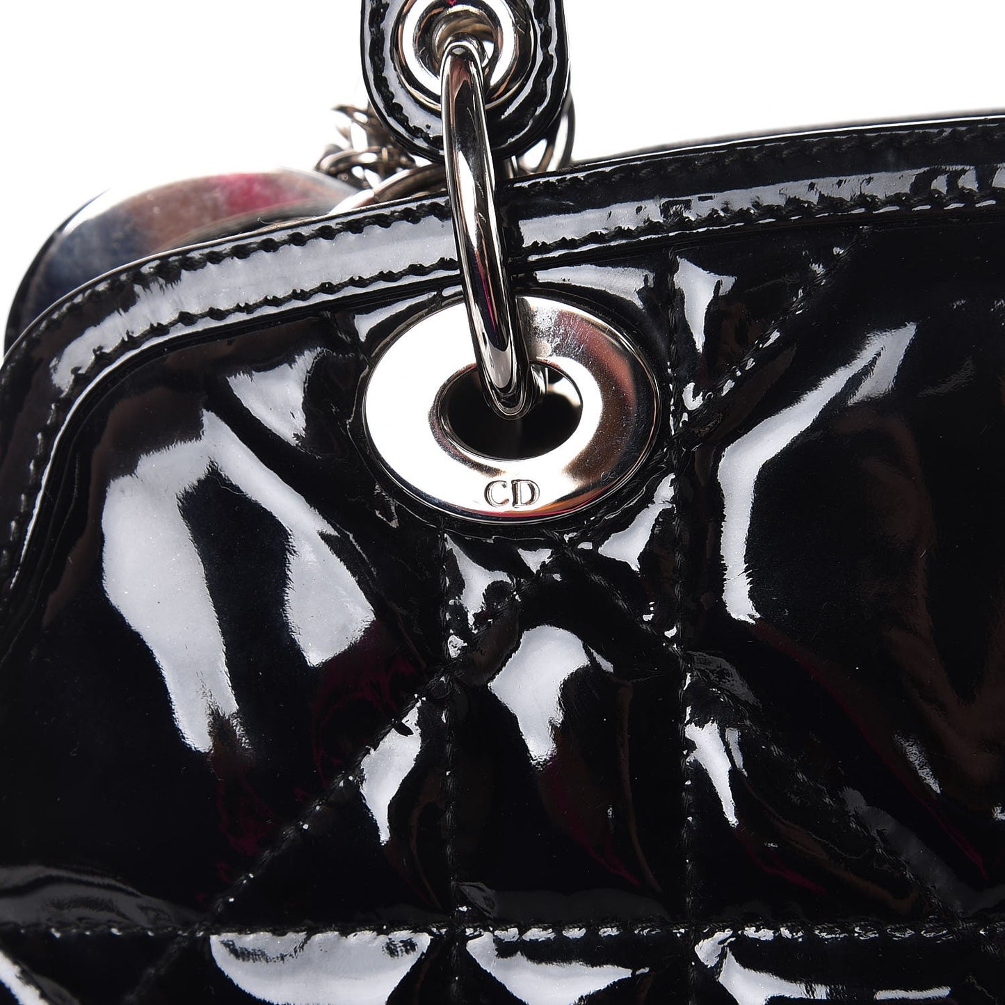 Patent Cannage Granville Small Tote Black