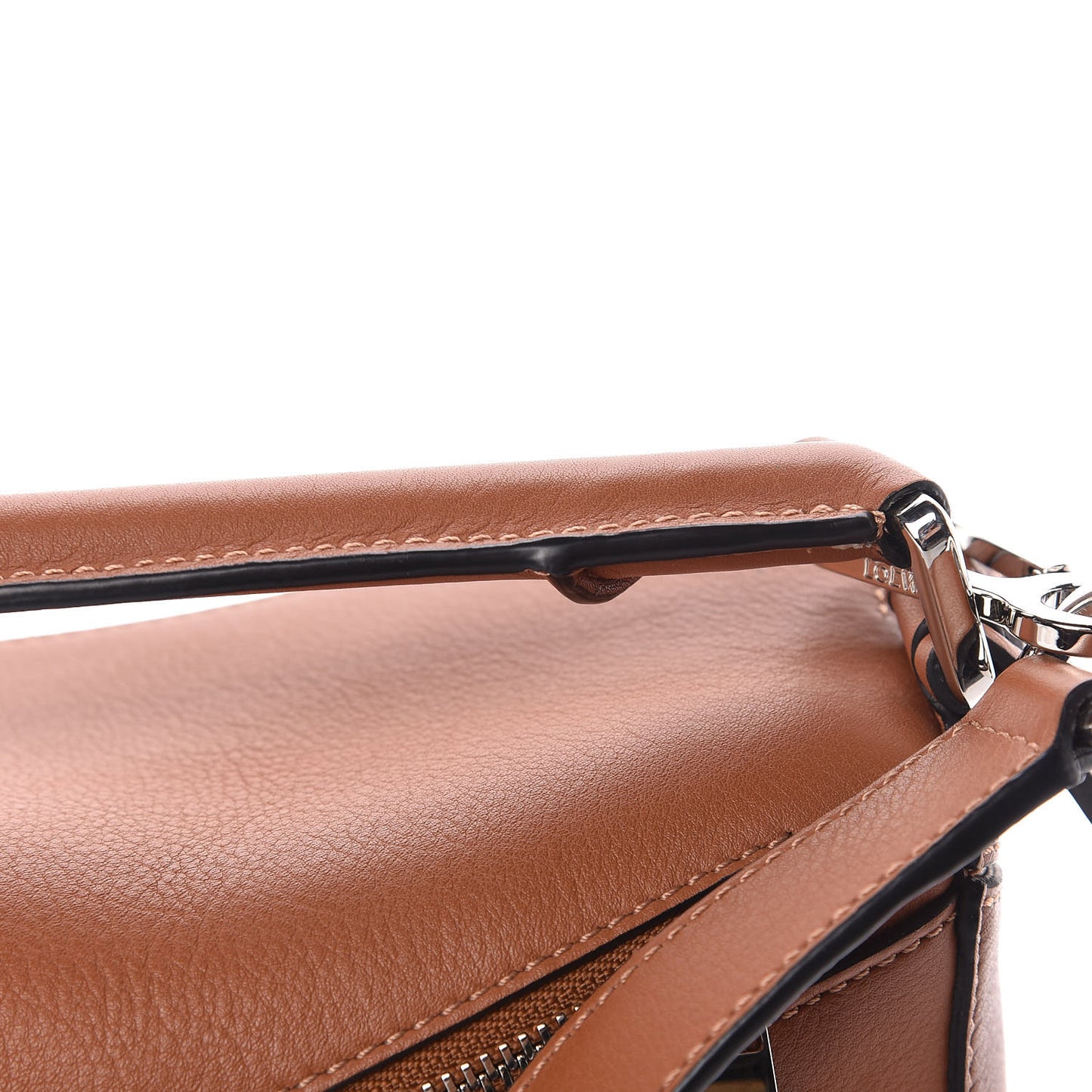 Calfskin Small Puzzle Bag Tan