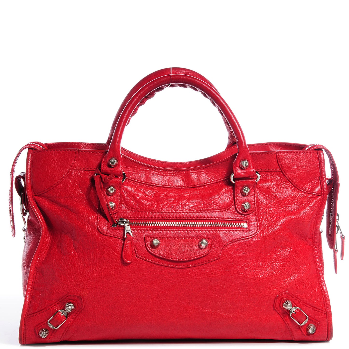 Agneau Giant 12 Silver Hardware City Coquelicot