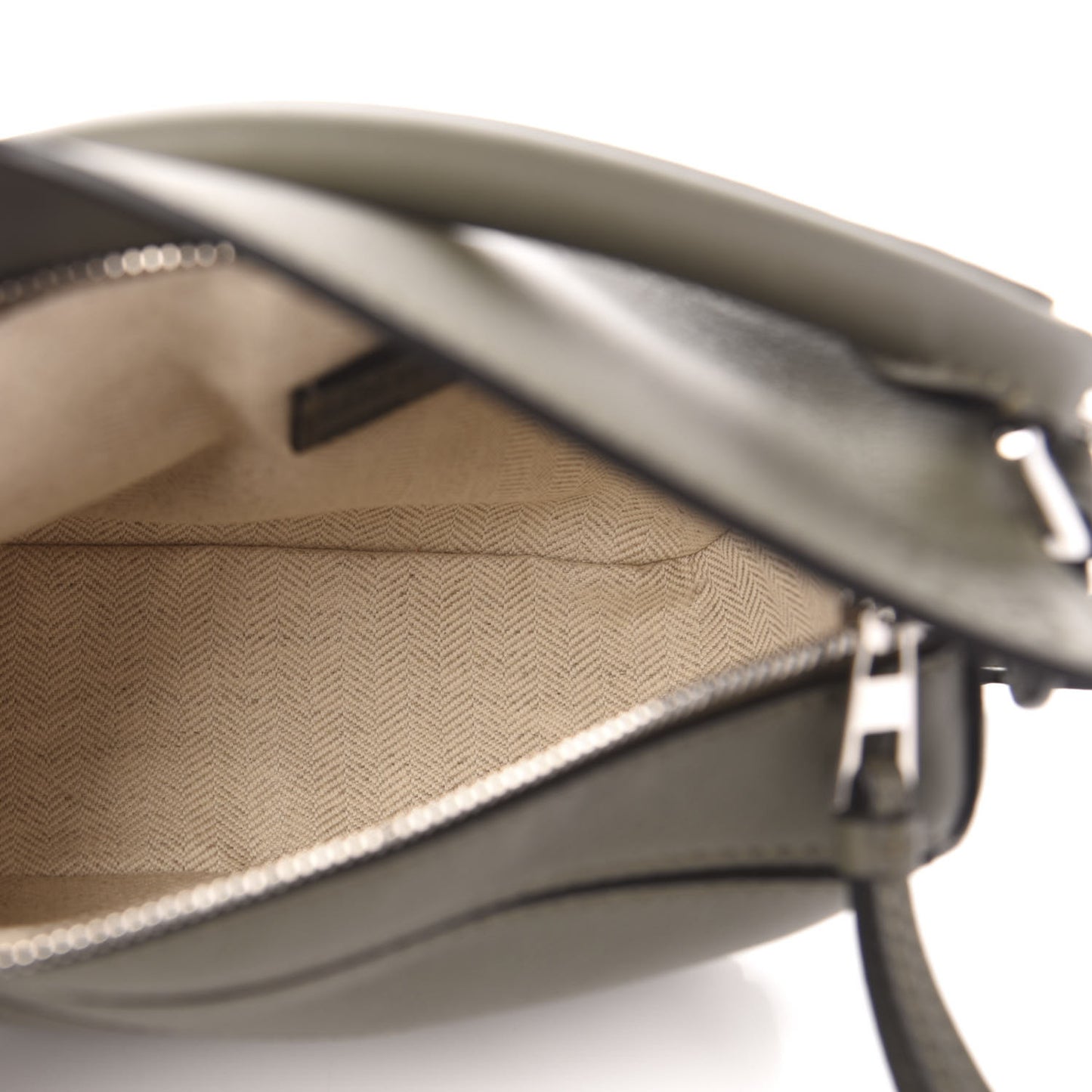 Calfskin Mini Puzzle Bag Khaki Green