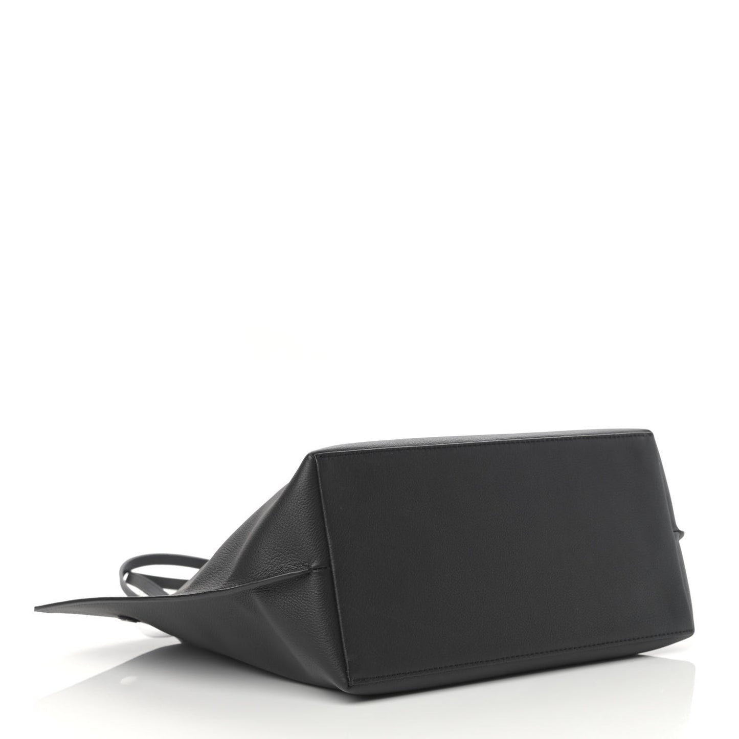 Calfskin Lockme Go Tote Black