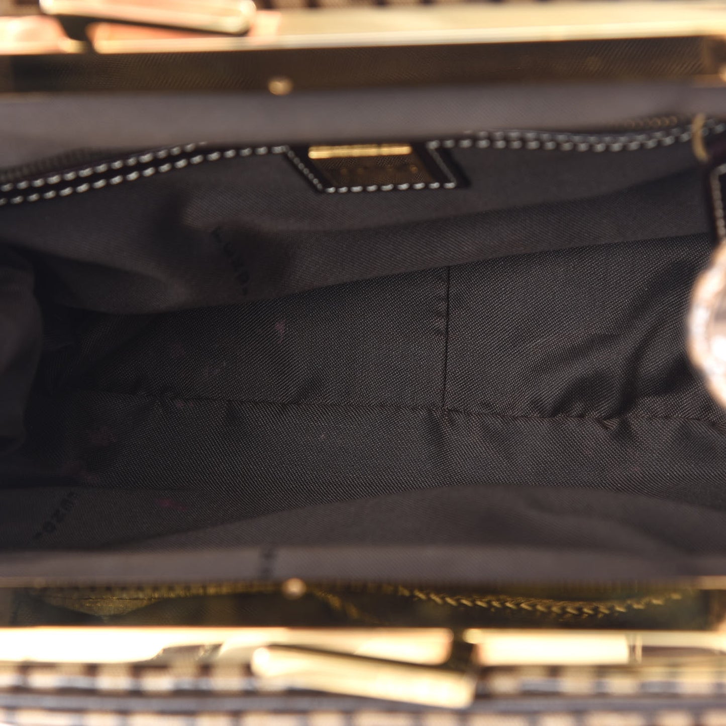 Vinyl Zucchino Small Shoulder Bag Tobacco