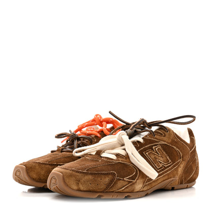 Miu Miu X NEW BALANCE Suede 530 SL Sneakers 35.5 Cinnamon 4 of 12