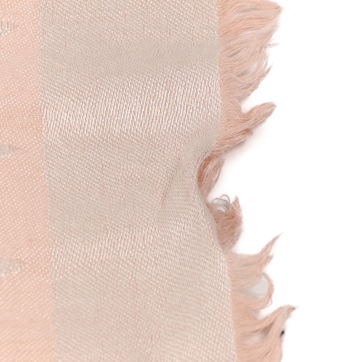 Silk Wool Monogram Denim Shawl Rose