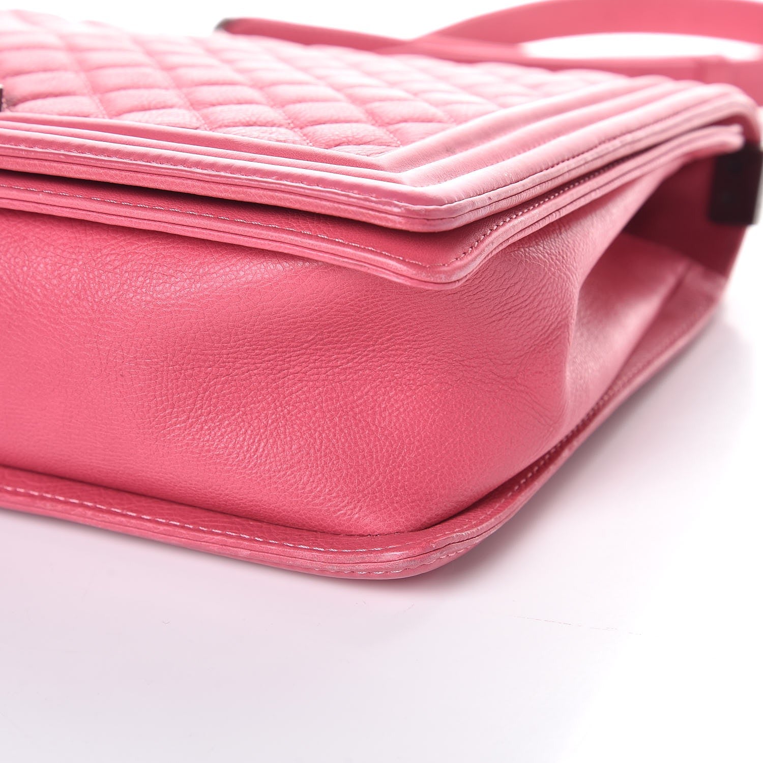 Chanel Calfskin Quilted Large Boy Flap Pink 11 of 11