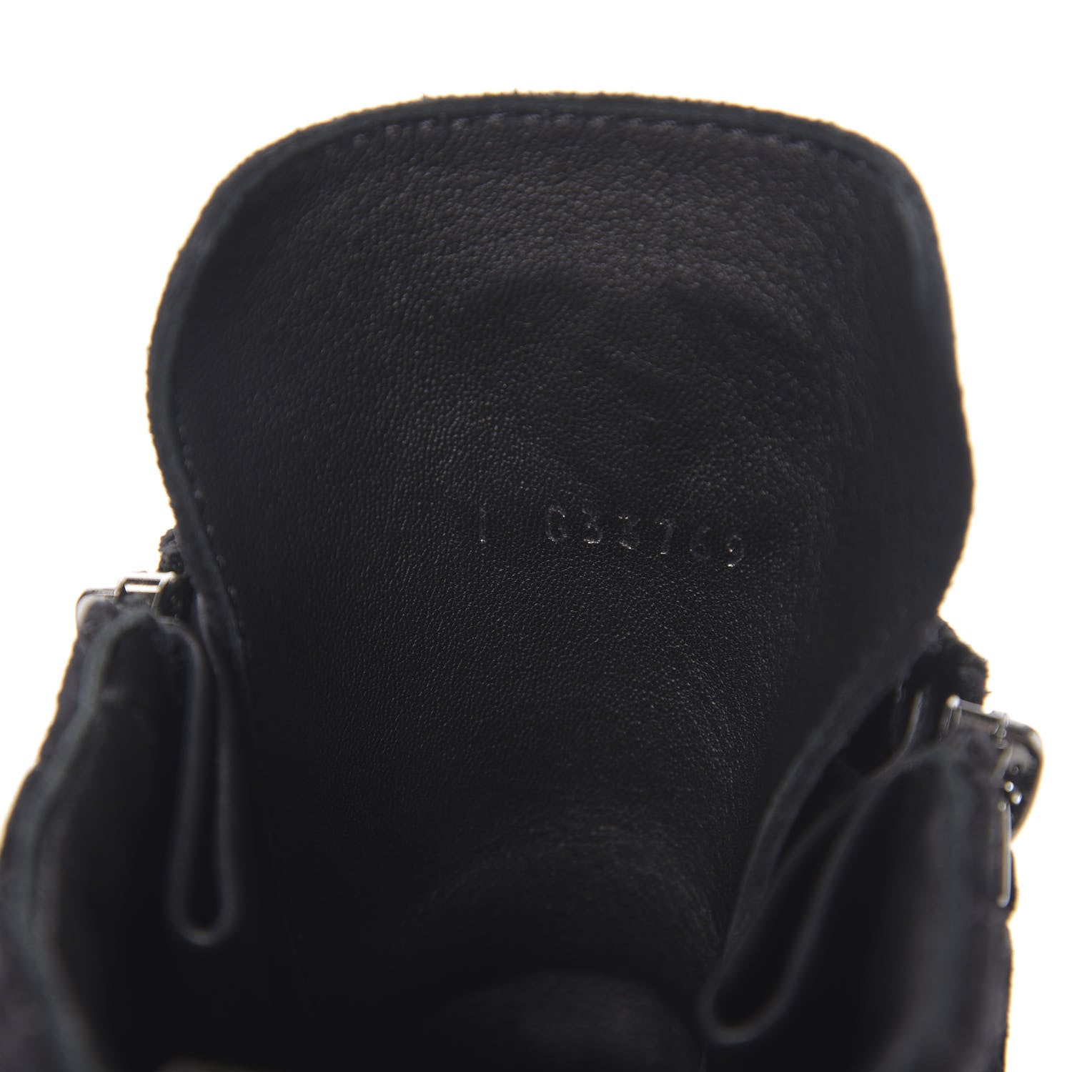 Chanel Suede Quilted CC Lace Up Combat Boots 41.5 Black 10 of 11