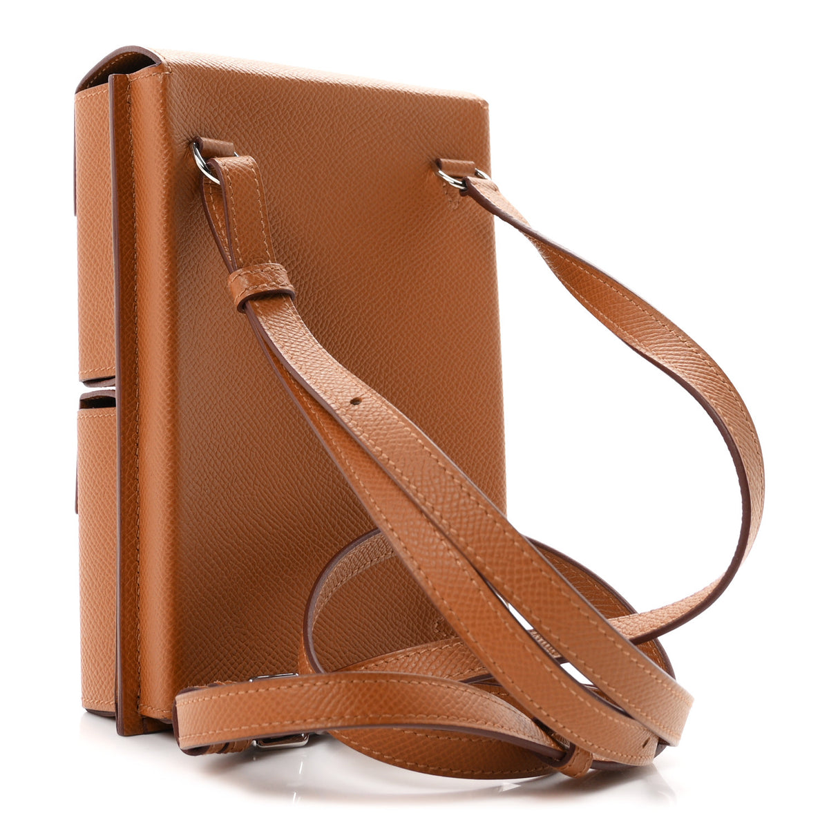 Epsom Kelly Multi Pocket Pochette To Go Gold