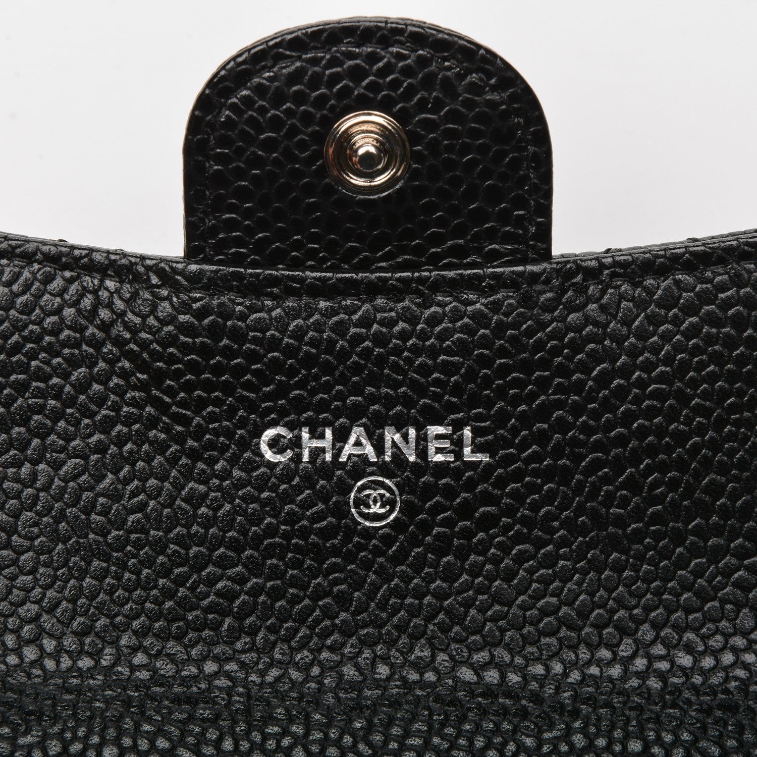 Chanel Caviar Quilted Flap Card Holder Black 6 of 7