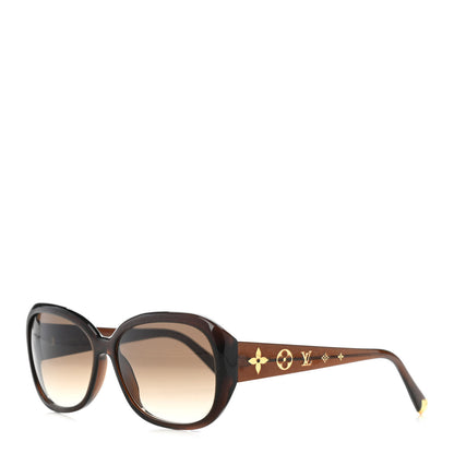 Louis Vuitton Acetate Obsession GM Sunglasses Z0459W Brown Glitter 1 of 9