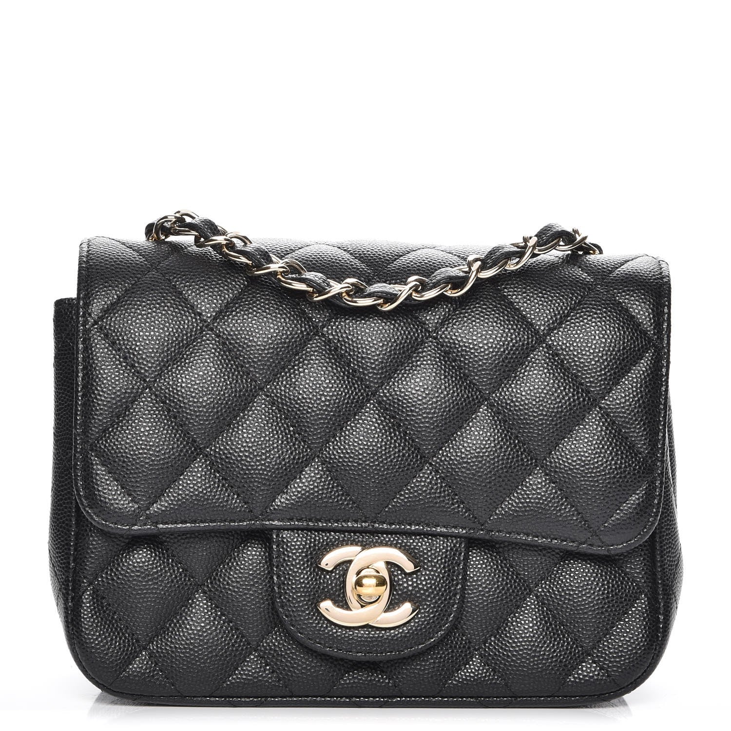 Chanel Caviar Quilted Mini Square Flap Black 1 of 8