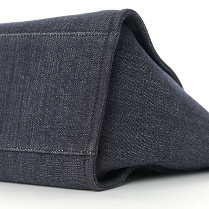 Chanel Denim Medium Deauville Tote Dark Blue 9 of 11