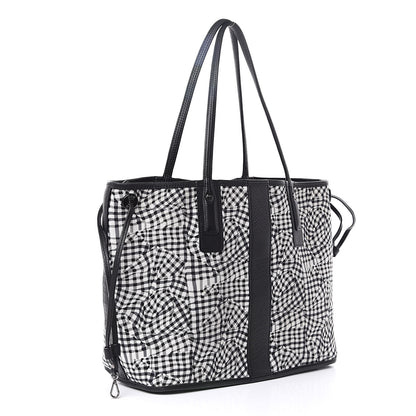 MCM Visetos Medium Liz Reversible Shopper Tote Black 6 of 22