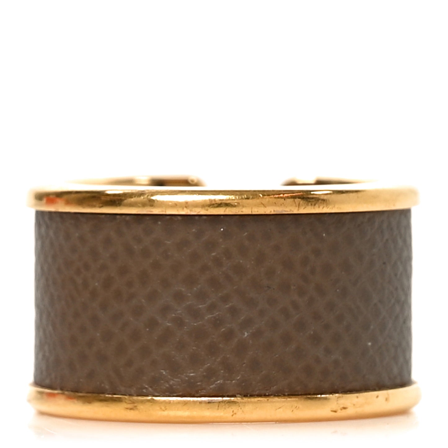 Madame Calfskin Large Olympe Ring 55 7.25 Etoupe