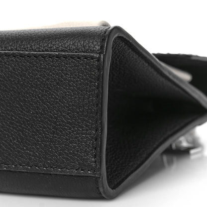 Louis Vuitton Soft Calfskin Snakeskin My Lockme Chain Bag BB Black White Beige 8 of 8