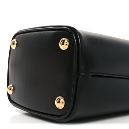 Prada Soft Calfskin Small Panier Bucket Bag Black 9 of 9