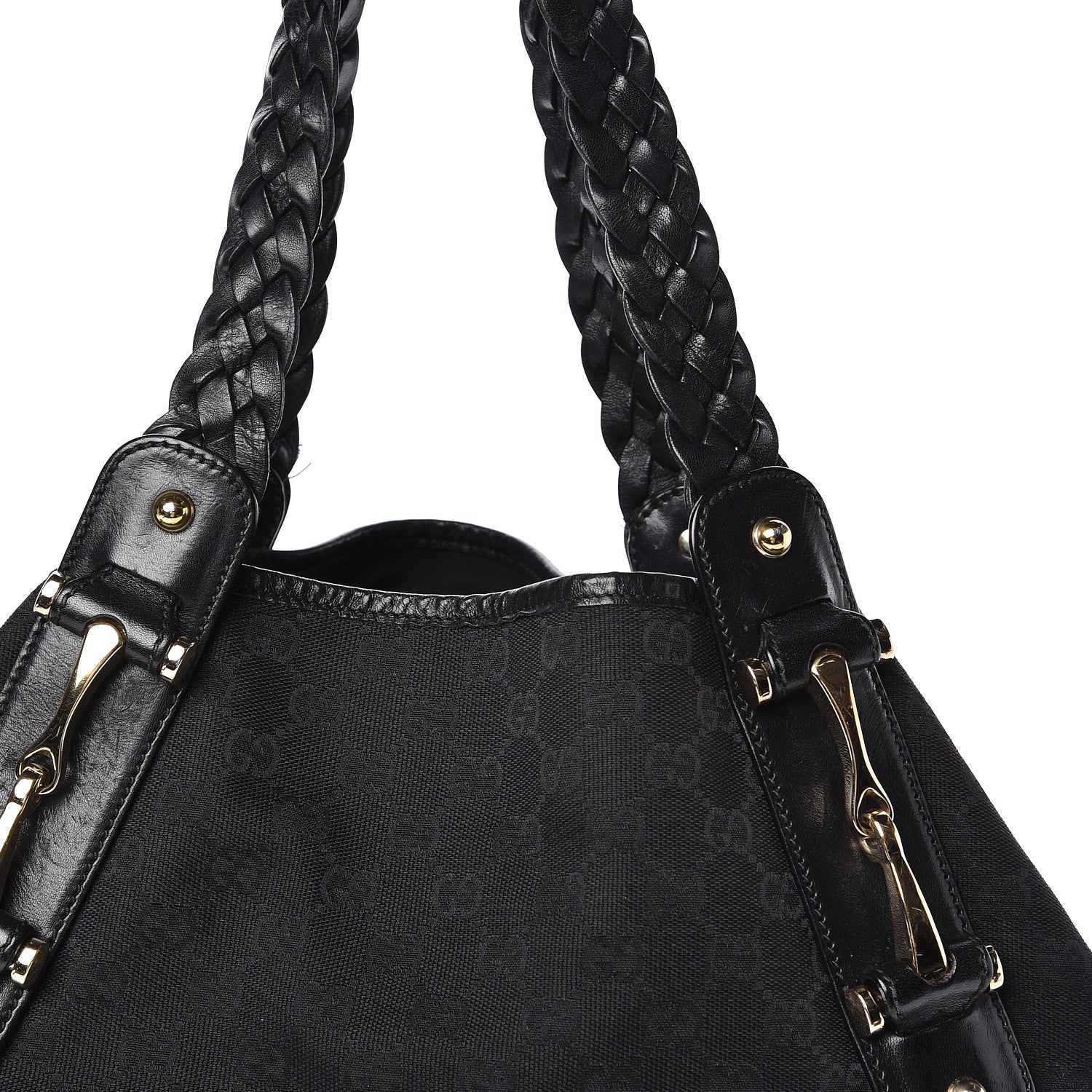 Gucci Monogram Small Pelham Shoulder Bag Black 12 of 12