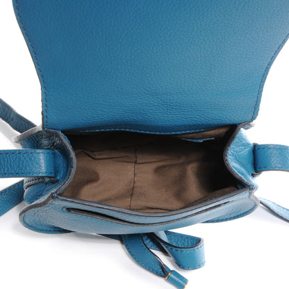 Chloe Calfskin Mini Marcie Round Crossbody Bag Laguna Blue 5 of 8