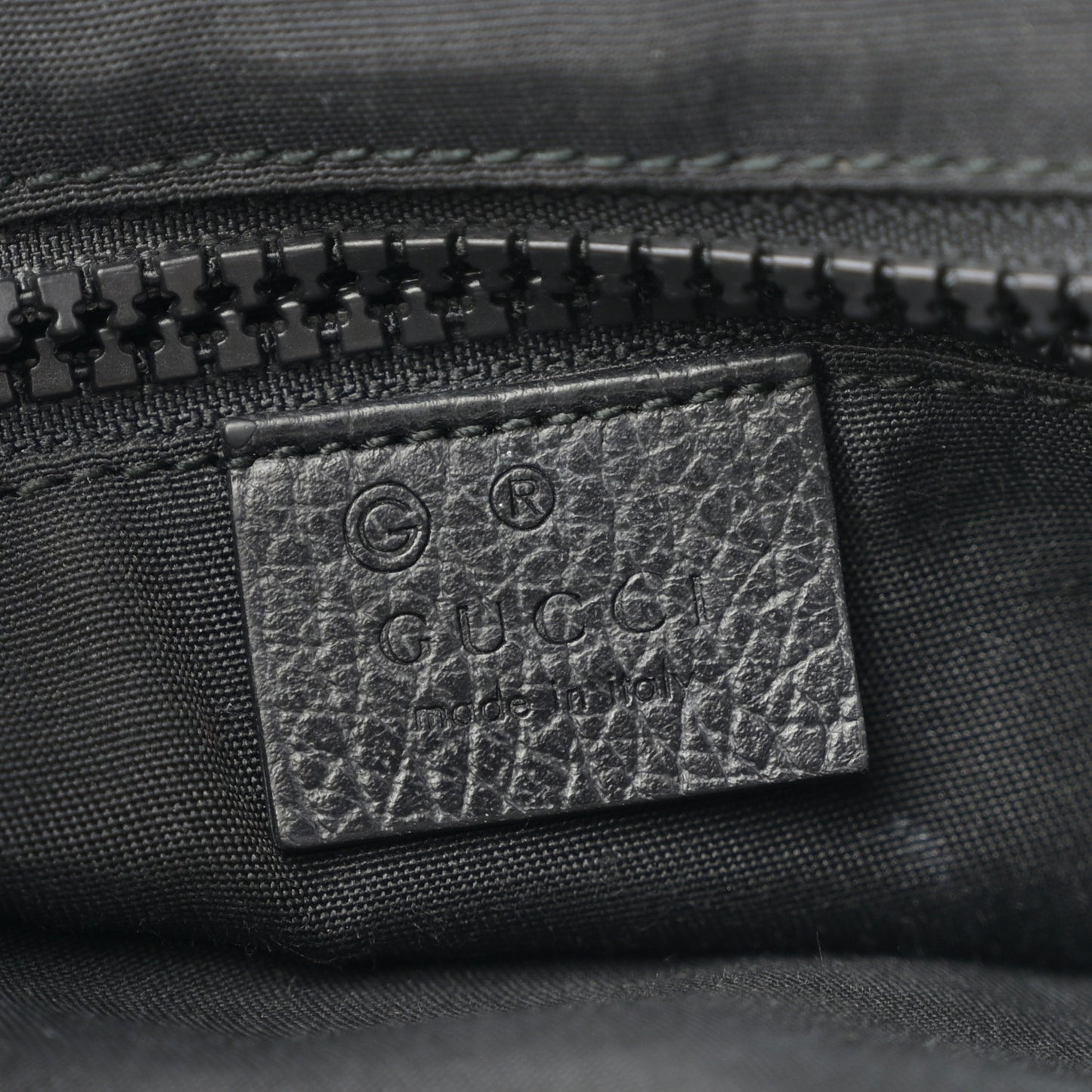 Nylon Monogram Mini Flat Messenger Bag Black